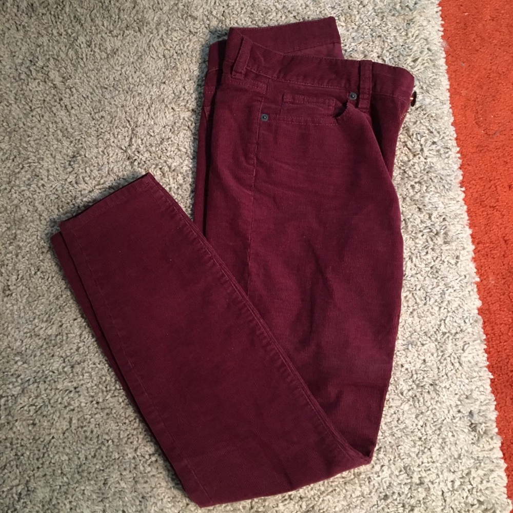 J Crew corduroy cropped pants